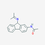 N-[9-(propan-2-ylideneamino)-9H-fluoren-2-yl]acetamide molecular structure