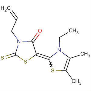 4-Thiazolidinone,5-(3-ethyl-4,5-dimethyl-2(3H)-thiazolylidene)-3-(2-propenyl)-2-thioxo-
