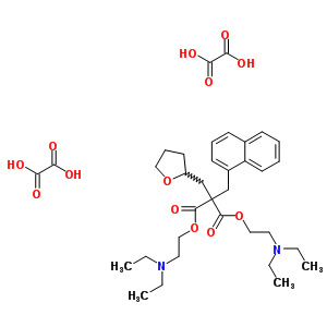bis[2-(diethylamino)ethyl] (naphthalen-1-ylmethyl)(tetrahydrofuran-2-ylmethyl)propanedioate diethanedioate