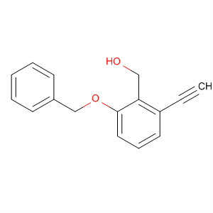 Benzenemethanol, a-ethynyl-3-(phenylmethoxy)- molecular structure
