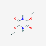 3,6-diethoxypiperazine-2,5-dione molecular structure