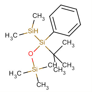 Disiloxane,1-(1,1-dimethylethyl)-1-(dimethylsilyl)-3,3,3-trimethyl-1-phenyl- molecular structure