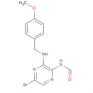 Formamide, N-[5-bromo-3-[[(4-methoxyphenyl)methyl]amino]pyrazinyl]-