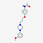 N-(4-(3-(4-(3-METHOXYPHENYL)-1-PIPERAZINYL)PROPOXY)PHENYL)ACETAMIDE