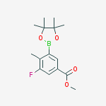methyl 3-fluoro-4-methyl-5-(4,4,5,5-tetramethyl-1,3,2-dioxaborolan-2-yl)benzoate