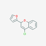 4-chloro-2-(furan-2-yl)-2h-chromene molecular structure