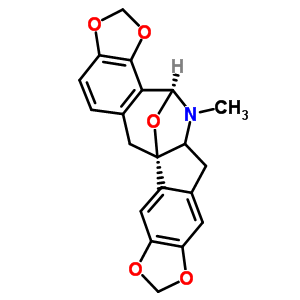 [6aS,(+)]-12,12aα,13,14-Tetrahydro-13-methyl-6H-6aβ,14β-epoxy-1,3-dioxolo[4,5-i][1,3]dioxolo[5,6]indeno[2,1-c][2]benzazepine