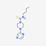 1-Piperazinecarbothioamide, N-butyl-4-pyrazinyl-