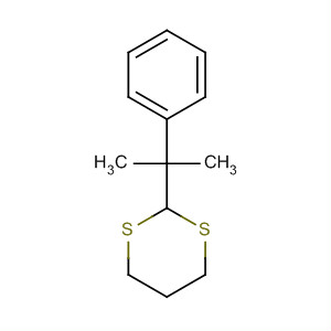 1,3-Dithiane, 2-(1-methyl-1-phenylethyl)- molecular structure