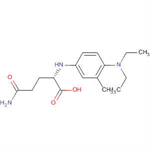 L-Glutamine, N-[4-(diethylamino)-3-methylphenyl]- molecular structure