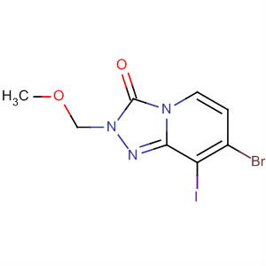 1,2,4-Triazolo[4,3-a]pyridin-3(2H)-one,7-bromo-8-iodo-2-(methoxymethyl)-
