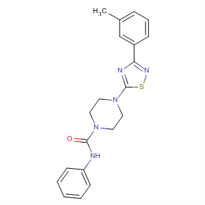 1-Piperazinecarboxamide,4-[3-(3-methylphenyl)-1,2,4-thiadiazol-5-yl]-N-phenyl-