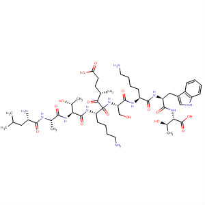 L-Threonine,L-leucyl-L-alanyl-L-threonyl-L-a-glutamyl-L-lysyl-L-seryl-L-lysyl-L-tryptophyl-