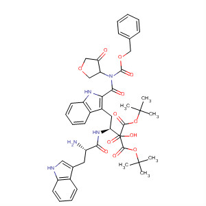 L-Tryptophanamide,1-[(1,1-dimethylethoxy)carbonyl]-N-[(phenylmethoxy)carbonyl]-L-tryptophyl-1-[(1,1-dimethylethoxy)carbonyl]-N-(tetrahydro-4-oxo-3-furanyl)-