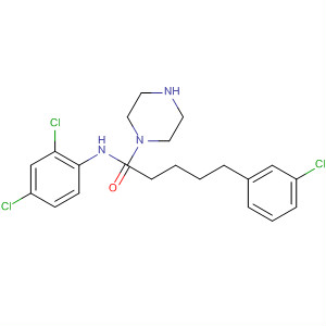 1-Piperazinebutanamide,4-[(3-chlorophenyl)methyl]-N-(2,4-dichlorophenyl)-