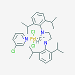 DICHLORO-[1,3-BIS(DIISOPROPYLPHENYL)-2-IMIDAZOLIDINYLIDENE]-(3-CHLOROPYRIDYL)PALLADIUM(II)