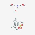 tetrapropylenebenzenesulphonic acid, compound with 2,2',2''-nitrilotriethanol (1:1)